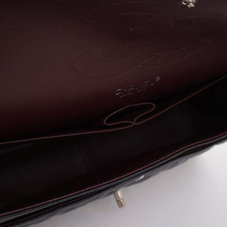 Pre Owned Chanel Jumbo Caviar Classic DoubleFlap Bag