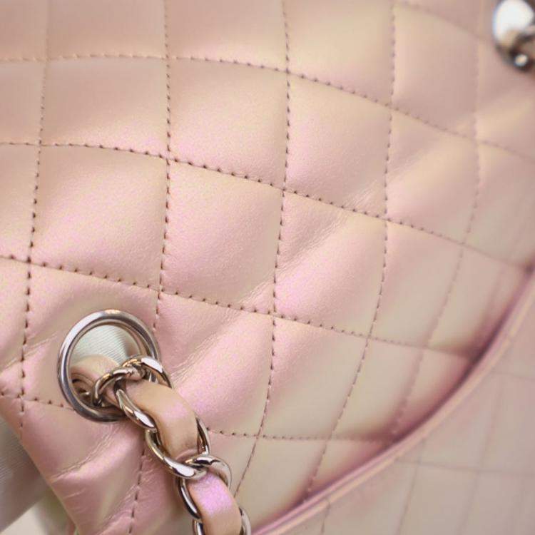 Pre Owned Chanel Mini Calfskin Square Classic Flap Bag