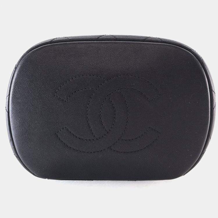 Pre Owned Chanel Small Lambskin Metallic Bubble Backpack