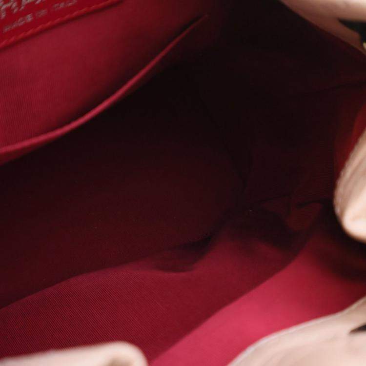 Pre Owned Chanel Small Beige Aged Calfskin Gabrielle Backpack