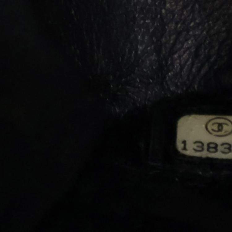 Pre Owned Chanel Medium Black Caviar Classic Double Flap Bag