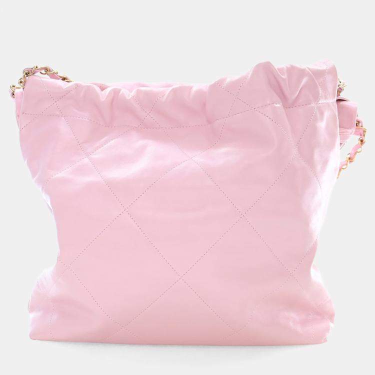 Pre Owned Chanel Small Calfskin 22 Hobo