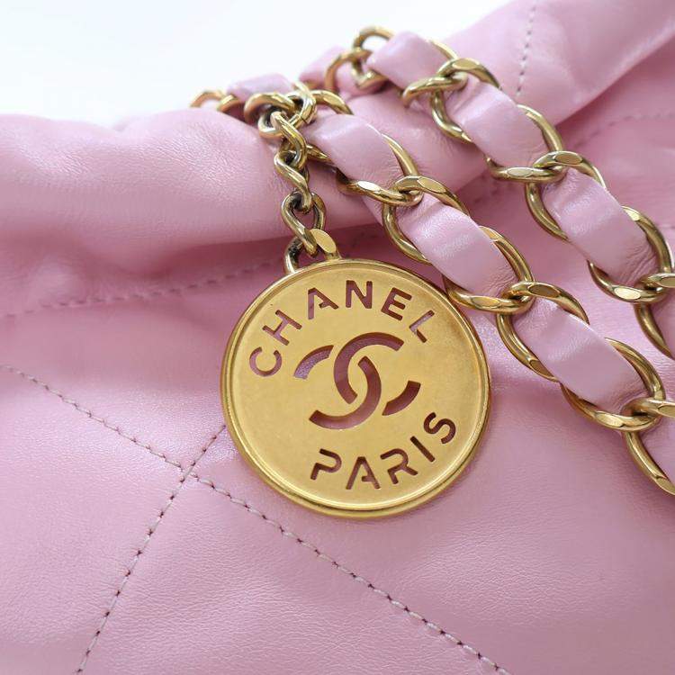 Pre Owned Chanel Small Calfskin 22 Hobo