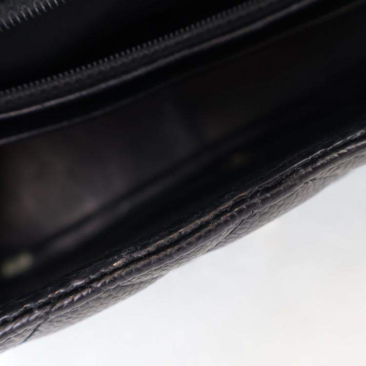 مملوكة مسبقًا Chanel Jumbo Caviar Classic Single Flap Bag