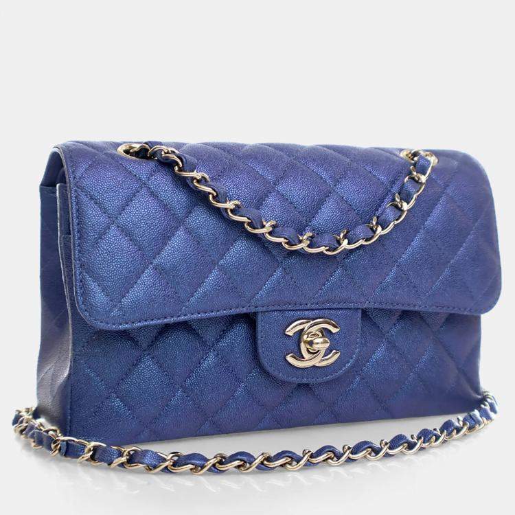 Pre Owned Chanel Small Caviar Classic Double Flap Bag