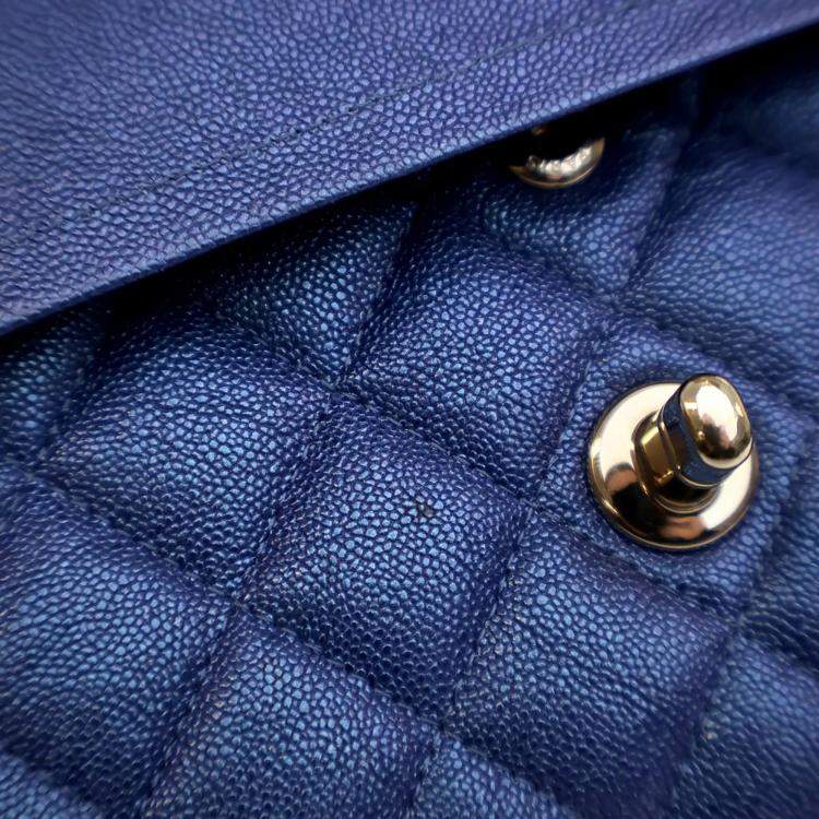 Pre Owned Chanel Small Caviar Classic Double Flap Bag