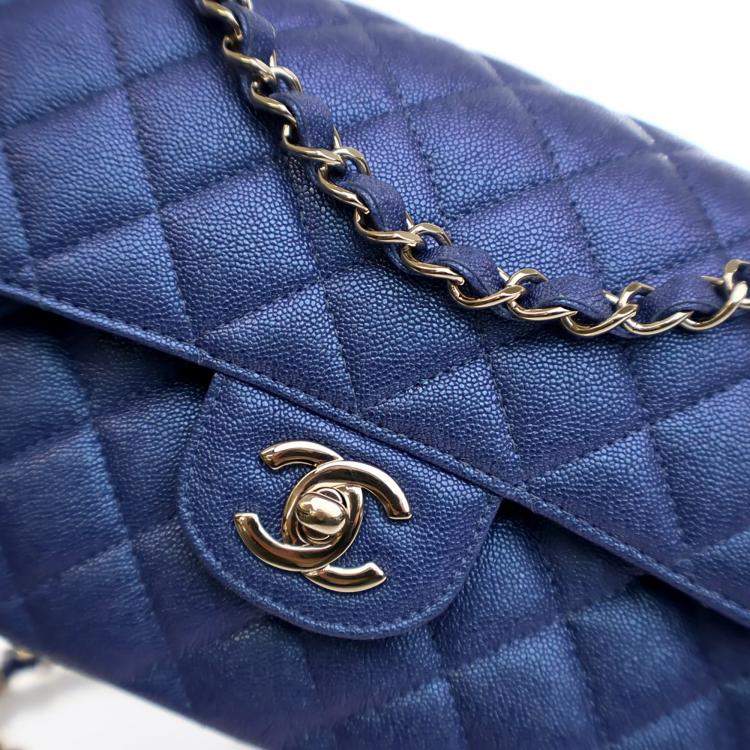 Pre Owned Chanel Small Caviar Classic Double Flap Bag