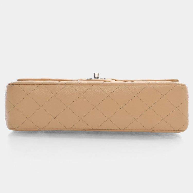 Pre Owned Chanel Medium Caviar Classic Double Flap Bag