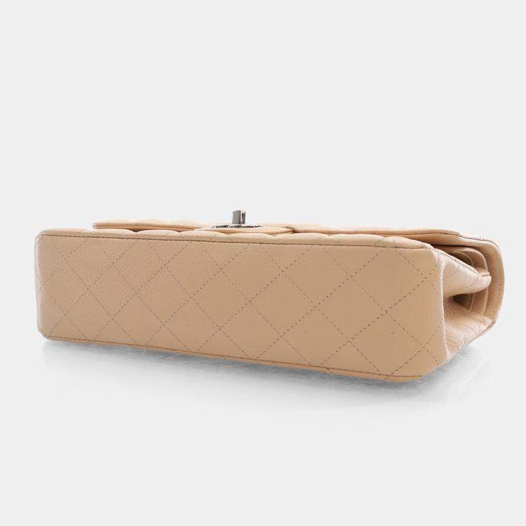 Pre Owned Chanel Medium Caviar Classic Double Flap Bag