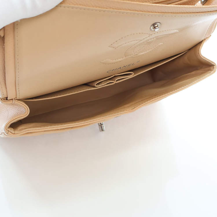 Pre Owned Chanel Medium Caviar Classic Double Flap Bag