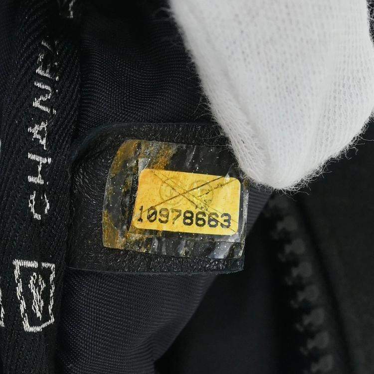 Pre Owned Chanel Black Nylon Sport Line Choco Bar Backpack