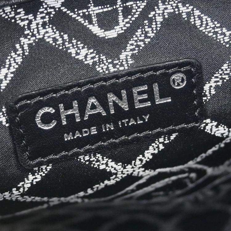 Pre Owned Chanel Black Calfskin Essential Tote Bag