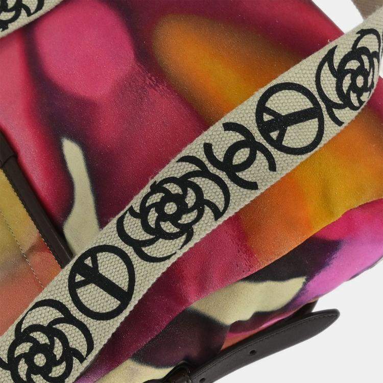 Pre Owned Chanel Yellow Suede Flap Shoulder Bag