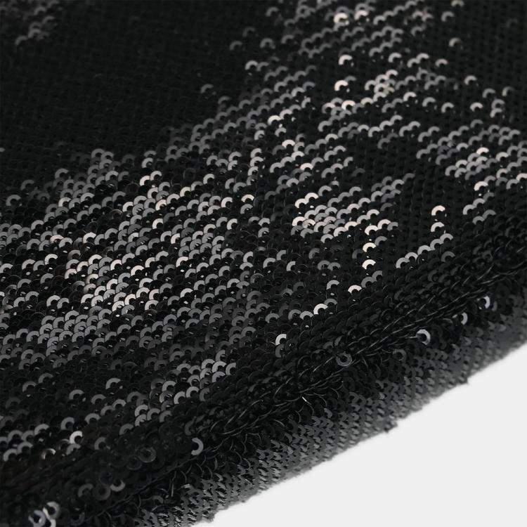 Pre Owned Chanel Black Sequins Dare To Disturb Shoulder Bag