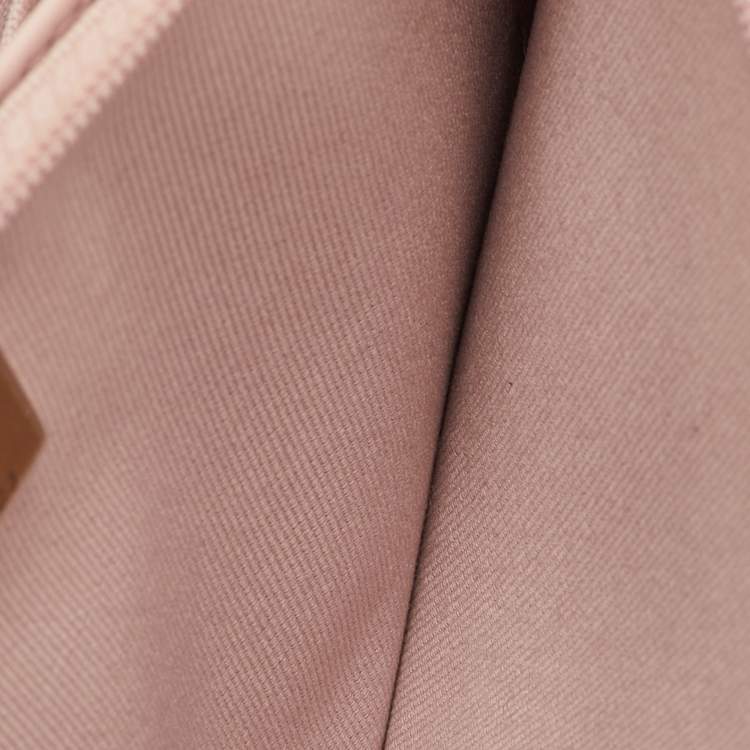 Pre Owned Chanel 19 Flap Pink Quilted Leather Wallet On Chain