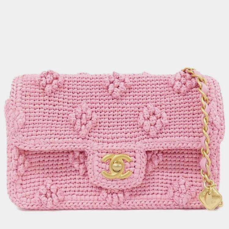 Pre Owned Chanel Pink Shoulder Bag