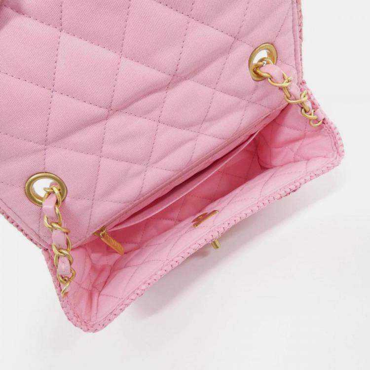 Pre Owned Chanel Pink Shoulder Bag