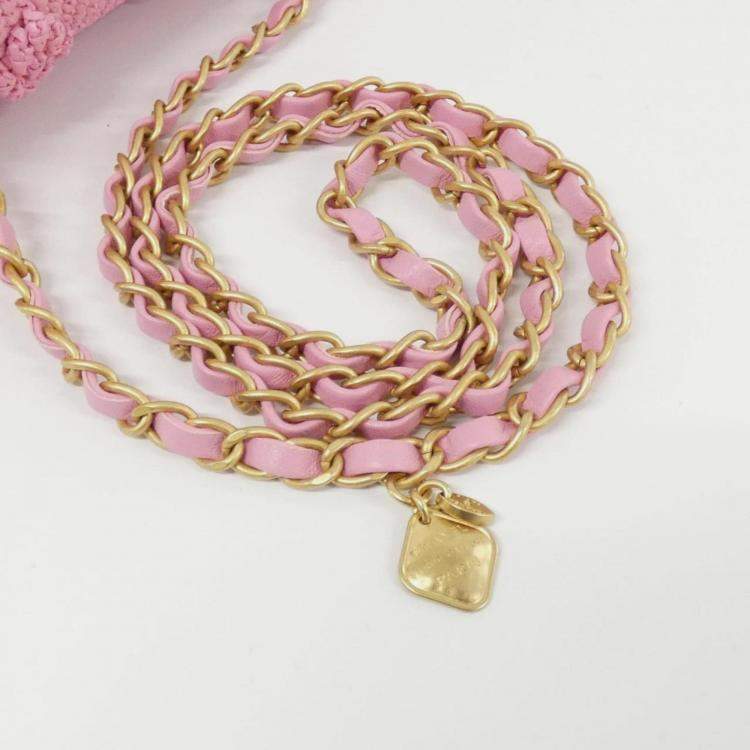 Pre Owned Chanel Pink Shoulder Bag