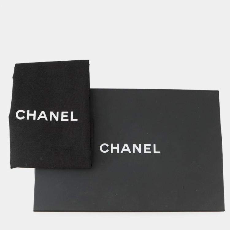 Pre Owned Chanel Matelasse Coco Mark Lambskin Chain Shoulder Bag White