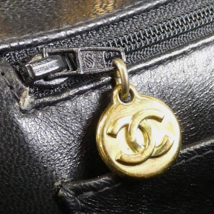 Pre Owned Chanel Gold Shoulder Bag