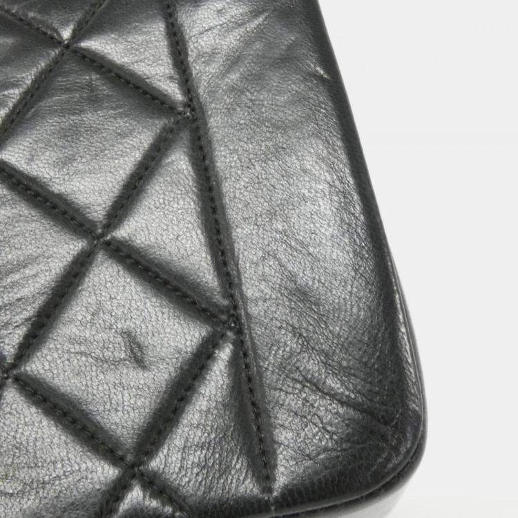 Pre Owned Chanel Lambskin Shoulder Bag