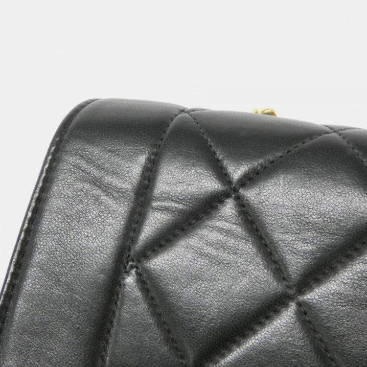 Pre Owned Chanel Lambskin Shoulder Bag