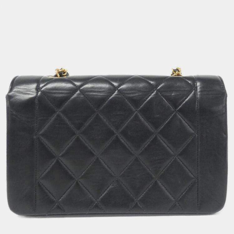 Pre Owned Chanel Lambskin Shoulder Bag