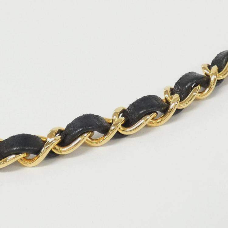 Pre Owned Chanel Lambskin Shoulder Bag