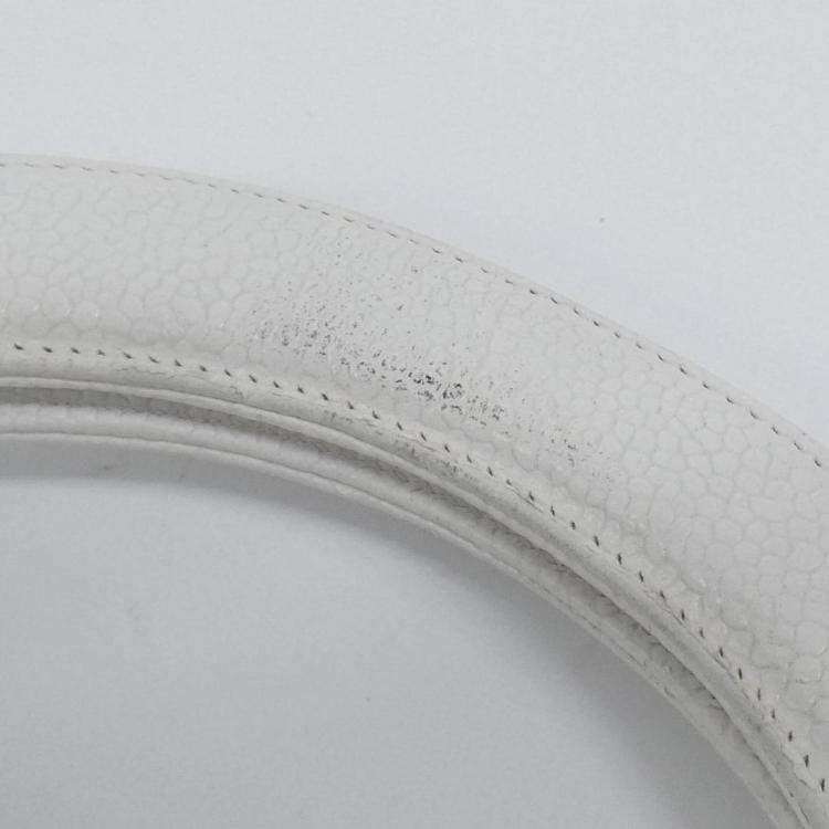 Pre Owned Chanel White Handbag