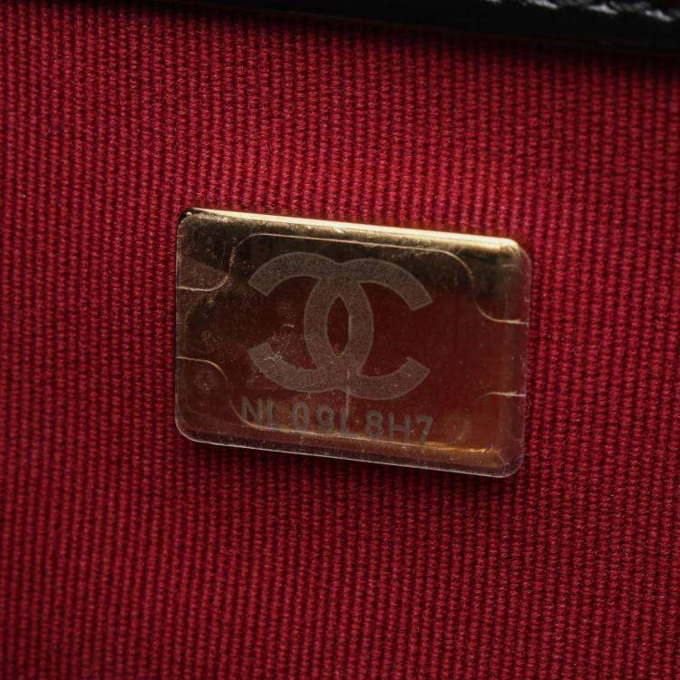 Pre Owned Chanel Matelasse Waist Bag Leather Black