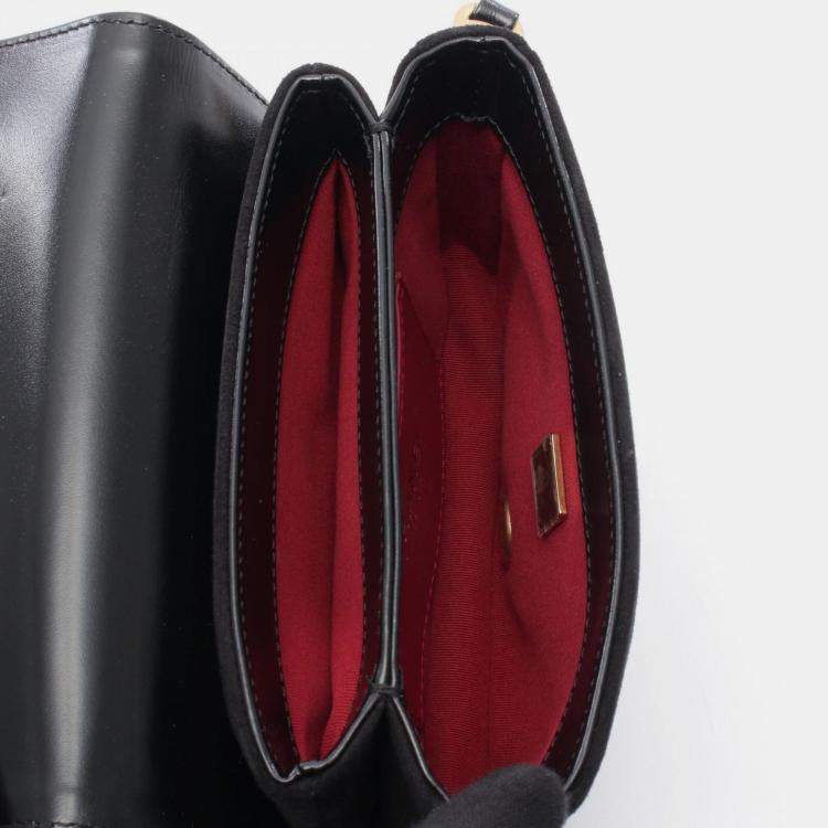 Pre Owned Chanel Matelasse Waist Bag Leather Black