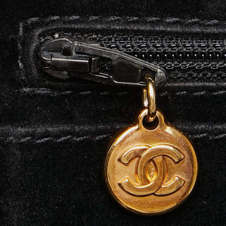 مملوكة مسبقًا Chanel Coco Mark Vanity Bag Shoulder 2-Way Indigo Blue Denim