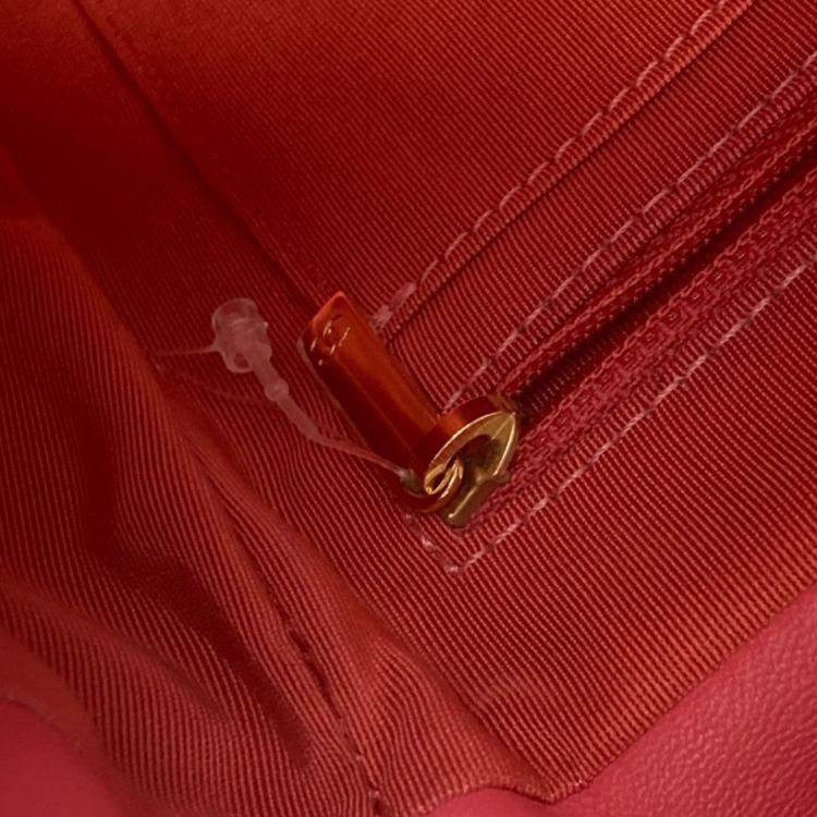 Pre Owned Chanel Cc Coco Mark Matelasse Quilted Backpack In Lambskin Pink