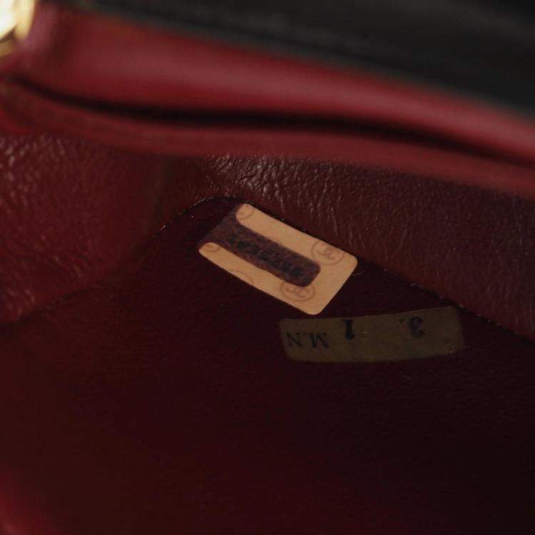 Pre Owned Chanel Matelasse Shoulder Bag Lambskin (Sheepskin) Black