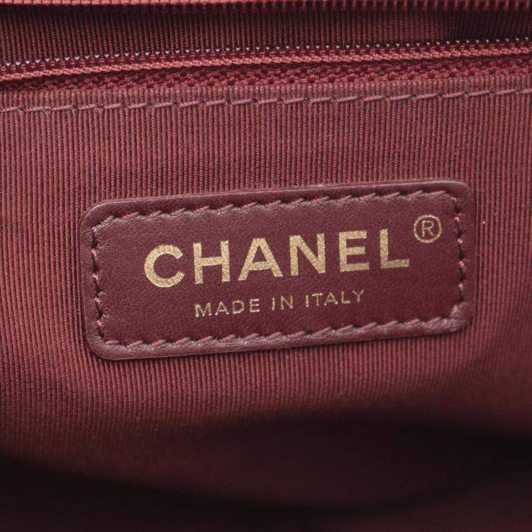 Pre Owned Chanel Matelasse Top Handle Shoulder Bag In Lambskin Leather Navy Blue