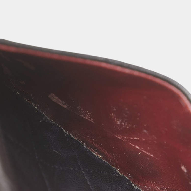 Pre Owned Chanel Mini Matelasse Coco Mark Chain Shoulder Bag In Black Lambskin