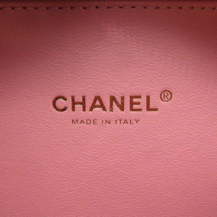مملوكة مسبقًا Chanel Cc Filigree Tweed Vanity Bag Small Chain Shoulder