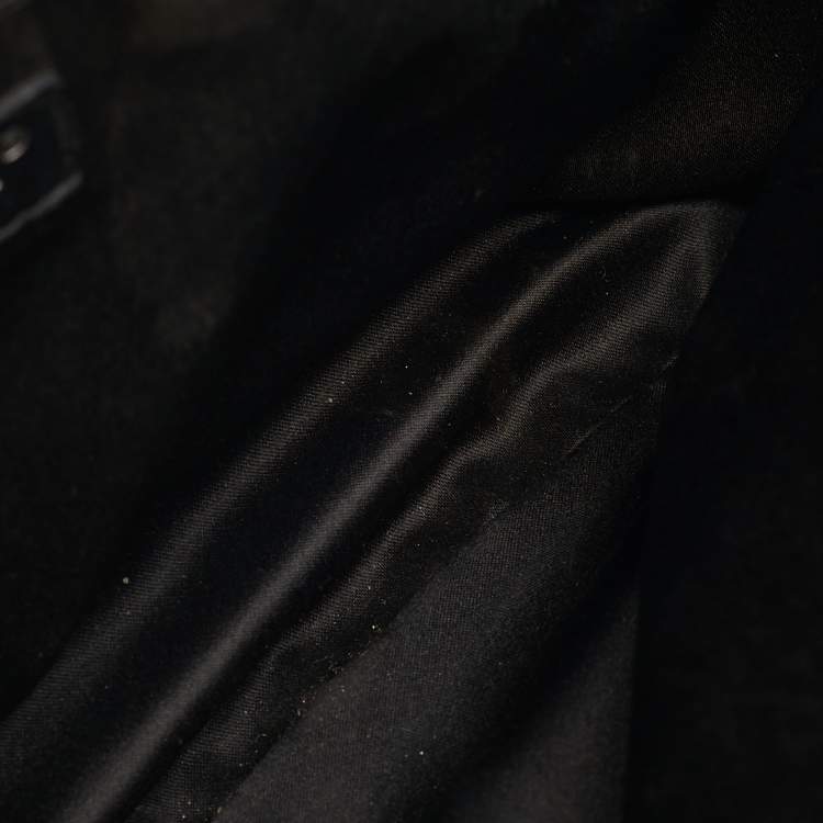 Pre Owned Chanel Grand Shopper Black Quilted Caviar Leather Tote