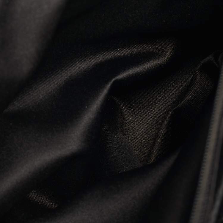 Pre Owned Chanel Grand Shopper Black Quilted Caviar Leather Tote