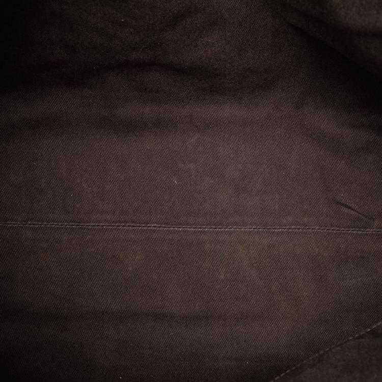 Pre Owned Chanel Brown Distressed Calfskin Shopping In Moscow Tote