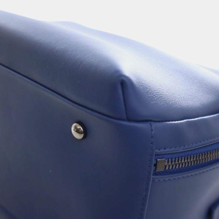 Pre Owned Chanel Blue Medium Calfskin Trendy CC Bowling Bag