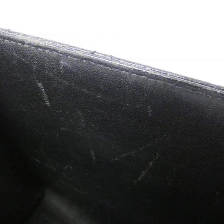 Pre Owned Chanel Black Leather Bag