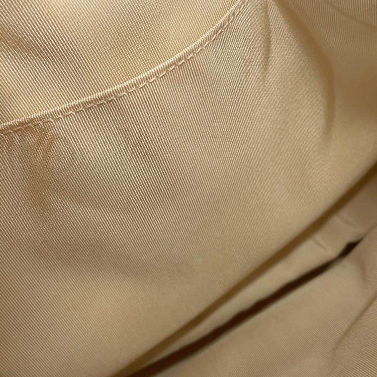 Pre Owned Chanel Matelasse Coco Mark Vinyl Raffia Tote Bag Black