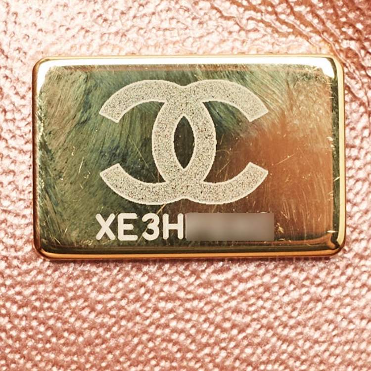 مملوكة مسبقًا Chanel Reissue 2.55 Classic 224 Rose Gold Quilted Leather Flap Bag