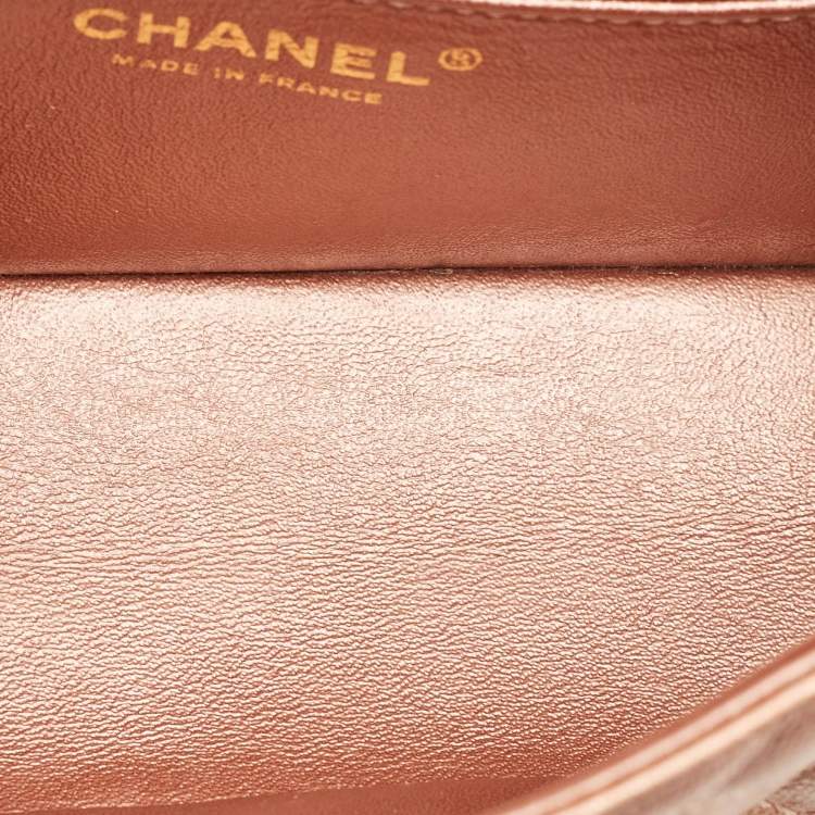 مملوكة مسبقًا Chanel Reissue 2.55 Classic 224 Rose Gold Quilted Leather Flap Bag