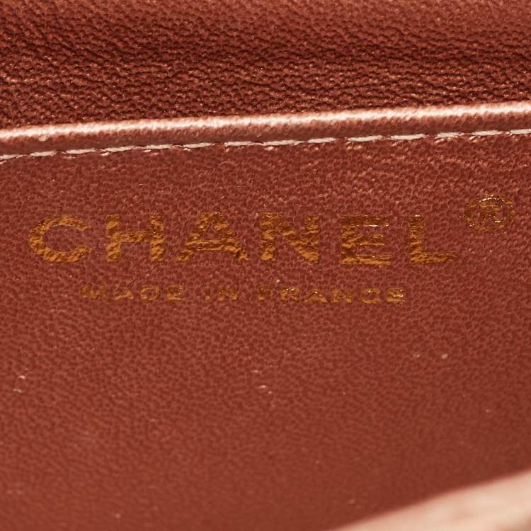 مملوكة مسبقًا Chanel Reissue 2.55 Classic 224 Rose Gold Quilted Leather Flap Bag