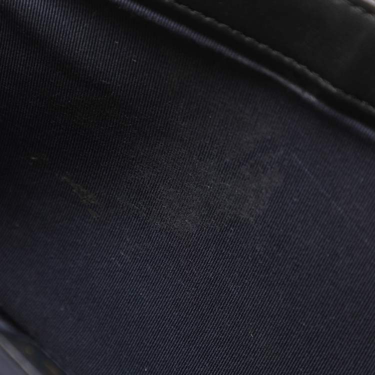 Pre Owned Chanel Boy Medium Black Quilted Leather Flap bag