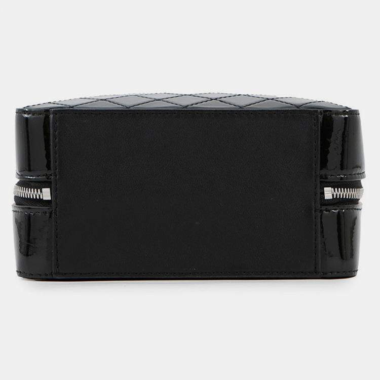Pre Owned Chanel Vanity Black Patent Leather