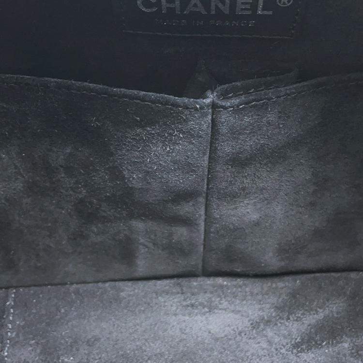 Pre Owned Chanel Vanity Black Patent Leather
