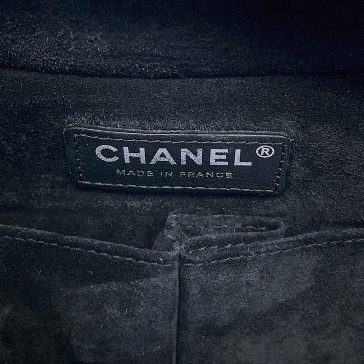 Pre Owned Chanel Vanity Black Patent Leather